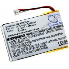Battery for Apple iPod A1040