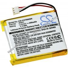 Battery compatible with Codio type W801