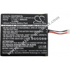 Battery for Nintendo Switch HAC-001 / type HAC-003