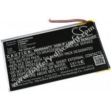 Battery suitable for E-Book Reader Barnes & Noble GlowLight 3, BNRV520, Type PR-305084-ST