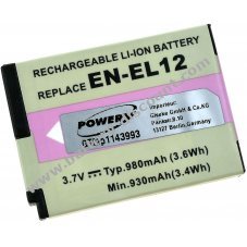 Battery for  Nikon Coolpix S1000pj