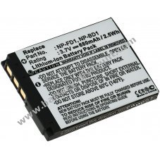 Battery for Sony Cyber-shot DSC-T200/R