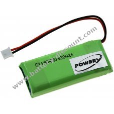 Battery compatible with Dogtra type AE562438P6H
