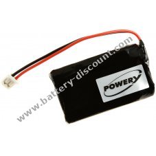 Battery for remote trainer (transmitter) dog collar Dogtra iQ plus / DA210 / type BP37T (not original)