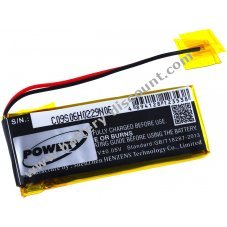 Battery for headphones Cardo type WW452050PL