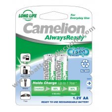 Camelion HR6 Mignon AA AlwaysReady 2 pack 800mAh
