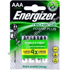 Energizer PowerPlus HR03 battery 700mAh 4 pack