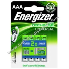 Energizer Universal HR 03 battery Ready to Use 4 pack