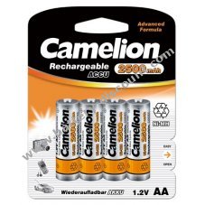 Camelion HR6 Mignon AA 2500mAh Blister of 4