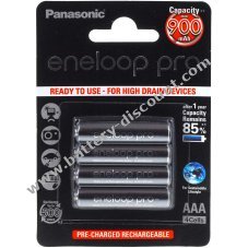 Panasonic eneloop Pro Battery AAA - Blister of 4 (BK-4HCCE/4BE)