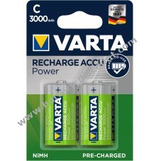 Varta Battery Ready to Use 56714 Baby C LR14 HR14 3000mAh NiMH 2 pcs. blister