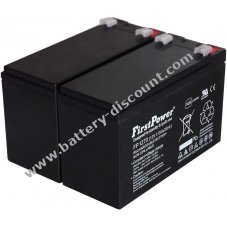 FirstPower lead-gel battery for USV APC Back-UPS RS 1500 7Ah 12V