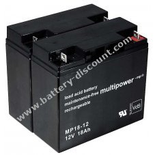 Powery replacement rechargeable battery for USV APC RBC7