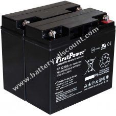 FirstPower lead-gel battery for USV APC RBC 7 12V 18Ah VdS