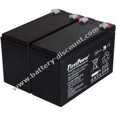 FirstPower lead-gel battery for USV APC RBC22 7Ah 12V