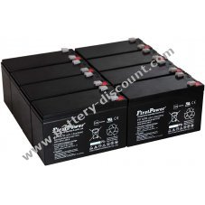 FirstPower lead-gel battery for USV APC RBC 105 7Ah 12V