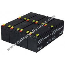 Powery replacement rechargeable battery for USV APC RBC 26