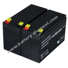 Powery replacement rechargeable battery for USV APC RBC9