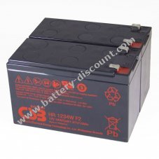 CSB Lead battery HR 1234W F2 replaces APC RBC 33 12V 9Ah