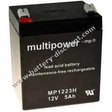 Powery Lead battery (multipower ) MP1223H compatible with FIAMM FGH20502 (high current resistant)