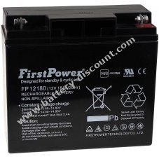 FirstPower lead-gel battery FP12180 12V 18Ah VdS
