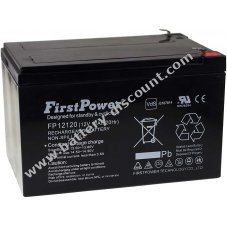 FirstPower lead-gel battery for Peg Perego emergency power supply (USV) 12Ah 12V VdS