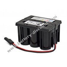 Enersys / Hawker lead-acid battery, mono block 12V 2,5Ah with cable & plug