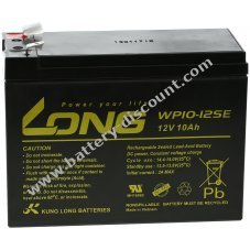 KungLong Lead battery compatible with 6-HDZM-10 / 6-FM-10 12 Volt 10Ah cycle resistant