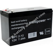 Powery Lead battery (multipower ) MP7.2-12 Vds