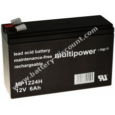 Powery Lead acid (multipower ) MP1224H high current type