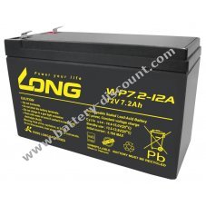 KungLong Lead battery WP7.2-12A F1 Vds