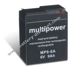 Powery disposable lead Battery (multipower) MP9-6A