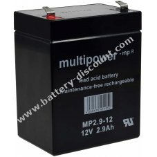 Powery disposable lead Battery (multipower) MP2,9-12