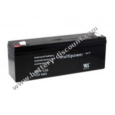 Powery replacement battery for USV emergency power, lead-gel battery, solar collector, 12V 4Ah (surrogates 4,5Ah)