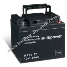 Powery disposable lead Battery (multipower) MP45-12I Vds