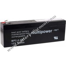 Powery disposable lead Battery (multipower) MP2,4-12C stable to cyclical tasks