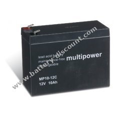 Powery disposable lead Battery (multipower) MP10-12C stable to cyclical tasks