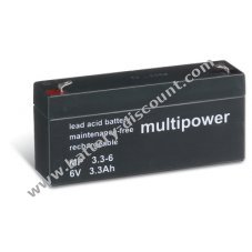 Powery disposable lead Battery (multipower) MP3,3-6