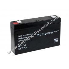 Powery disposable lead Battery (multipower) MP7-6