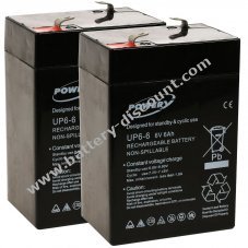 Powery Lead-gel battery replaces APC RBC 1