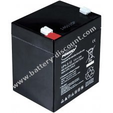 Powery lead-gel battery 12V 4,5Ah