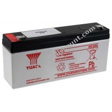 YUASA Rechargeable lead battery NP3-6