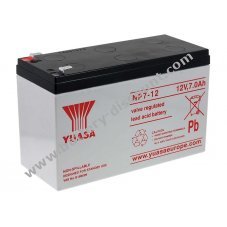 YUASA lead-acid battery NP7-12 7Ah / 12V Vds