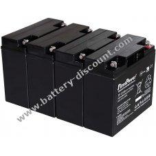 FirstPower lead-gel battery for YUASA NP18-12 12V 18Ah VdS