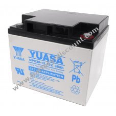 YUASA Rechargeable lead battery NPC38-12I (stable to cyclical tasks)