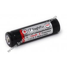 Eagletac 14500 Li-ion battery 3,7V 750mAh IC-Protected single Pack