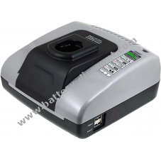 Powery battery charger with USB for Berner battery type 12191.5