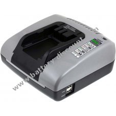 Powery battery charger with USB for Black & Decker cordless drill HP146F2K