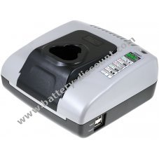 Powery battery charger with USB port for Metabo battery type 6.25439