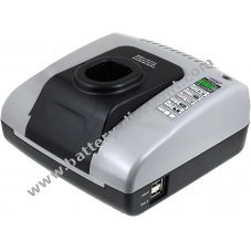 Powery battery charger with USB for handheld vacuum Ryobi VC180